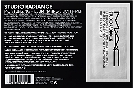 Nawilżający primer do twarzy - MAC Studio Radiance Moisturizing & Illuminating Silky Face Primer (próbka) — Zdjęcie N2