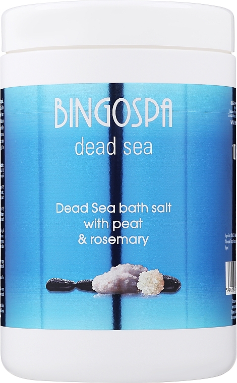 Sól z Morza Martwego z borowiną i rozmarynem - BingoSpa The Salt From The Dead Sea With Mud And Rosemary — Zdjęcie N1