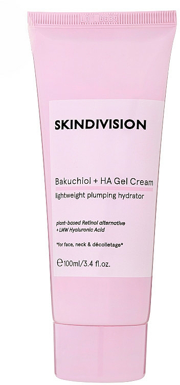 Nawilżający krem-żel do twarzy - SkinDivision Bakuchiol + HA Gel Cream — Zdjęcie N1
