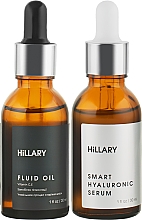 Zestaw kosmetyków do pielęgnacji twarzy - Hillary Deep Hydration And Skin Regeneration (ser/30 ml + fluid/30ml) — Zdjęcie N7