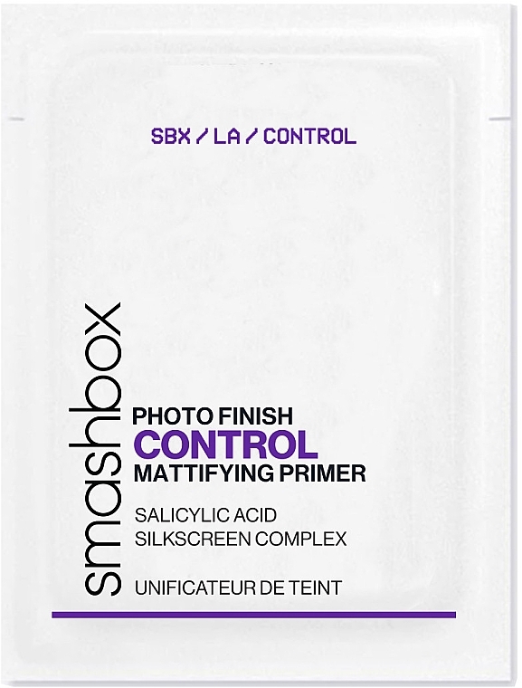 PREZENT! Matujący podkład do twarzy - Smashbox Photo Finish Control Mattifying Face Primer (próbka) — Zdjęcie N1