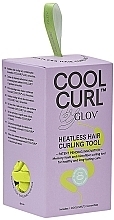 Zestaw do kręcenia włosów bez użycia ciepła, limonkowy - Glov COOLCURL™ Box Lime — Zdjęcie N2