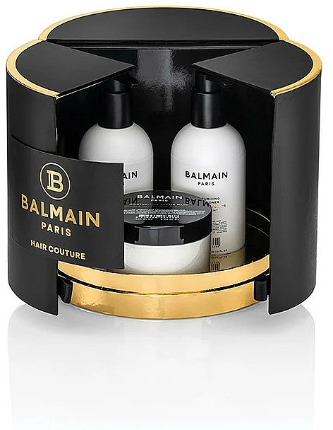 Zestaw do pielęgnacji włosów - Balmain Paris Hair Couture Limited Edition Moisturizing Care Set (shm/300ml + cond/300ml + mask/200ml) — Zdjęcie N1