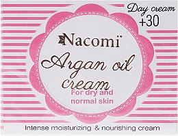 Krem arganowy z witaminą E na dzień 30+ - Nacomi Argan Oil Cream — Zdjęcie N2