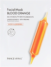 Tkankowa maseczka do twarzy z ekstraktem z yuzu - Images Blood Orange Facial Mask — Zdjęcie N1