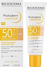 Podkład do twarzy z filtrem przeciwsłonecznym - Bioderma Photoderm Aquafluide SPF50+ — Zdjęcie N1