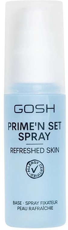 Utrwalający spray do makijażu - Gosh Copenhagen Prime'N Set Spray Refreshed Skin — Zdjęcie N1