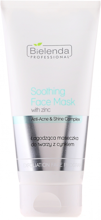Maseczka łagodząca do twarzy z cynkiem - Bielenda Professional Exfoliation Face Program Soothing Mask With Zinc — Zdjęcie N3