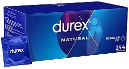 Prezerwatywy lateksowe z lubrykantem silikonowym Classic, 144 szt. - Durex Classic Regular Fit — Zdjęcie N1