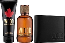 Dsquared2 Wood Pour Homme - Zestaw (edt 100 ml + sh/gel 100 ml + wallet) — Zdjęcie N2