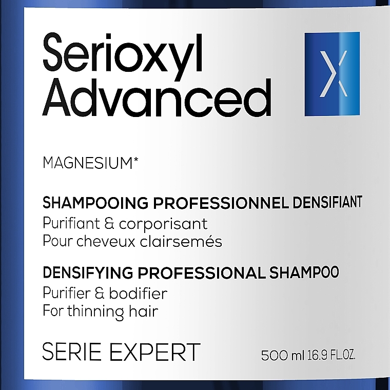 PRZECENA! Szampon zagęszczający włosy - L'Oreal Professionnel Serioxyl Advanced Densifying Professional Shampoo * — Zdjęcie N4