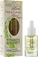 Olejek do paznokci i skórek - Vegan Natural Nail & Cuticle Oil For Vegan — Zdjęcie N2