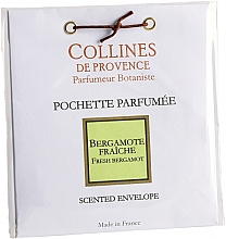 Saszetka zapachowa Świeża bergamotka - Collines de Provence Scented Envelope — Zdjęcie N1