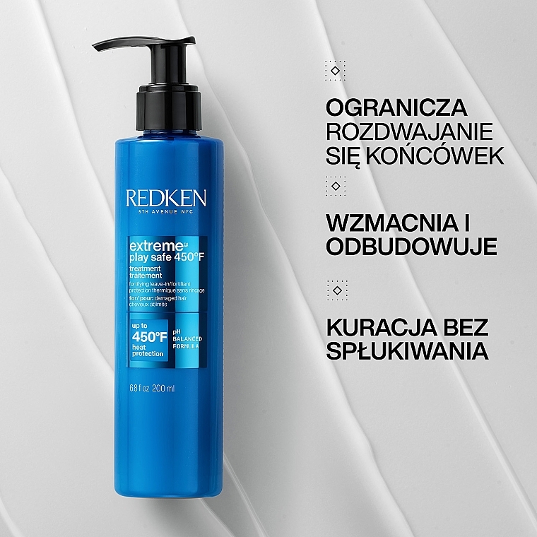 Termoochronny spray do włosów - Redken Extreme Play Safe 230 °C — Zdjęcie N2