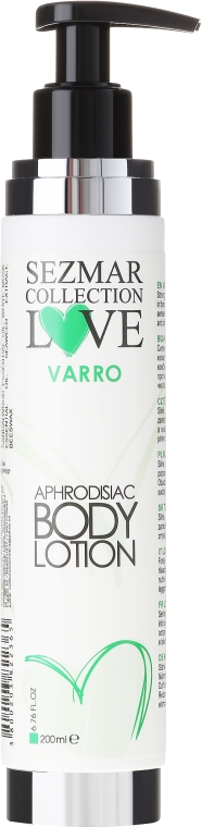 Afrodyzjakowy balsam do ciała - Sezmar Collection Love Varro Aphrodisiac Body Lotion — Zdjęcie N2