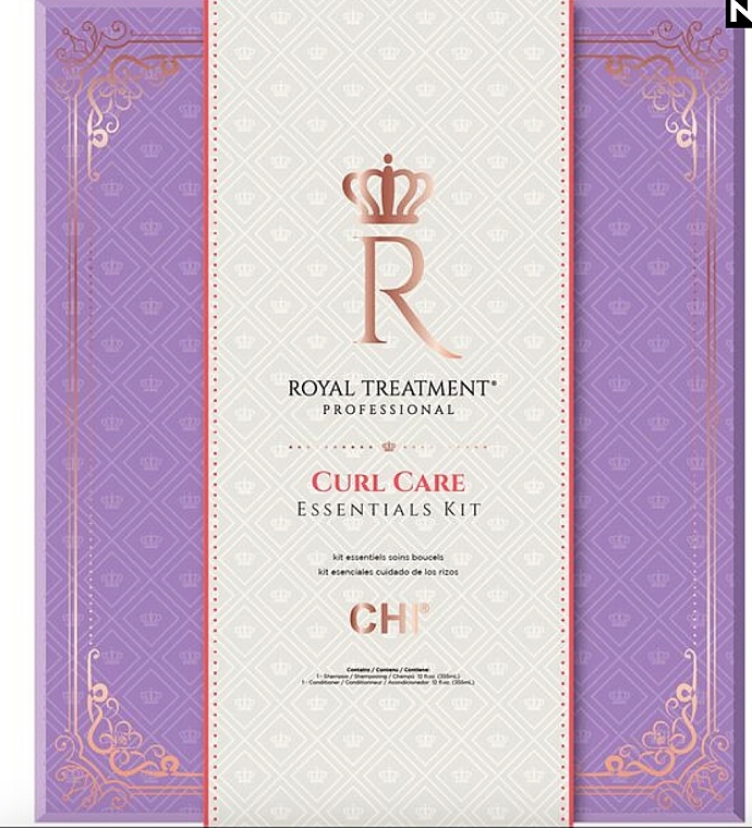 Zestaw - CHI Royal Treatment Curl Care Essentials Kit (shm/355 ml + cond/355 ml) — Zdjęcie N1