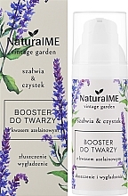 Booster do twarzy z azeloglicyną - NaturalME Vintage Garden Sage & Cistus Exfoliation & Smoothing Booster With Azeloglycine — Zdjęcie N2