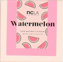 Balsam do ust Arbuz - NCLA Beauty Balm Babe Watermelon Lip Balm — Zdjęcie N4