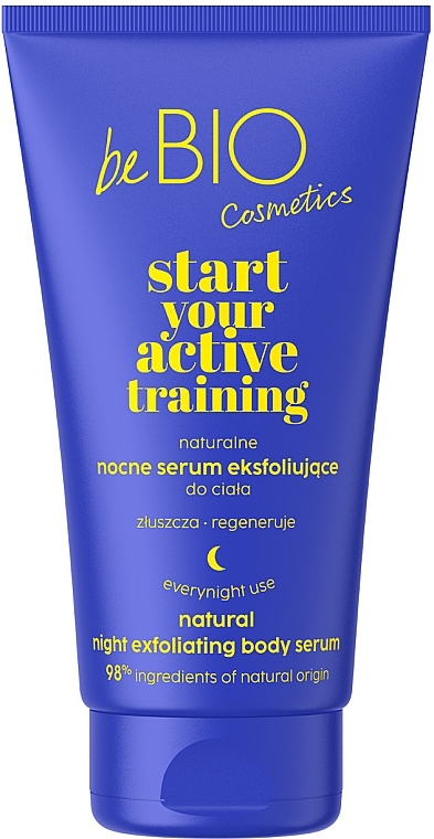 Naturalne złuszczające serum do ciała na noc - BeBio Natural Night Exfoliating Body Serum — Zdjęcie N1