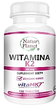Suplement diety, 120 szt. - Natur Planet Vitamin K2 — Zdjęcie N1