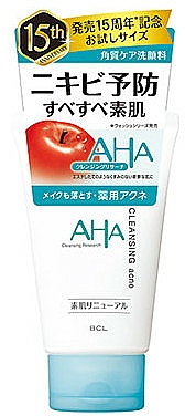 Pianka oczyszczająca do twarzy zapobiegająca trądzikowi - BCL AHA Wash Cleansing Acne