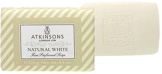 Białe mydło - Atkinsons Natural White Fine Perfumed Soap — Zdjęcie N1