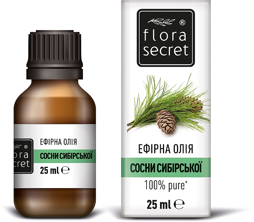 Olej eteryczny z sosny syberyjskiej - Flora Secret — Zdjęcie N2