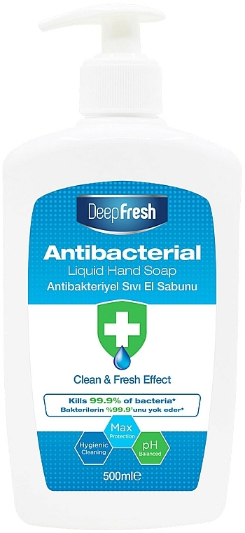 Antybakteryjne mydło w płynie do rąk - Aksan Deep Fresh Antibacterial Liquid Hand Soap — Zdjęcie N1