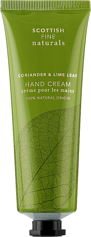 Krem do rąk z kolendrą i liśćmi limonki - Scottish Fine Soaps Naturals Coriander & Lime Leaf Hand Cream Tuba — Zdjęcie N1