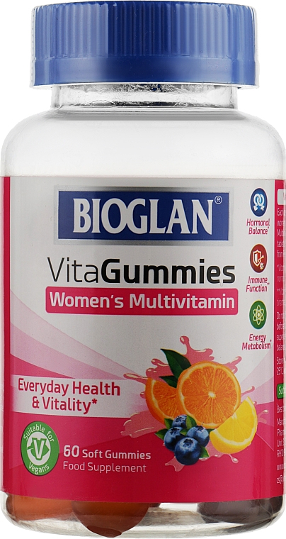 Multiwitaminy dla kobiet w żelkach - Bioglan Vitagummies Womens — Zdjęcie N1