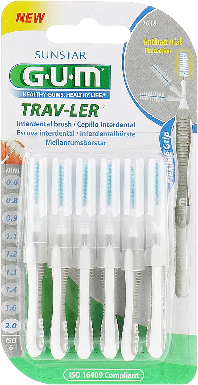 Szczoteczka międzyzębowa 2 mm - G.U.M Trav-Ler Interdental Brush