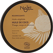 Masło do ciała, Kokos - Najel Nourishing Coconut Oil Face, Body And Hair — Zdjęcie N1