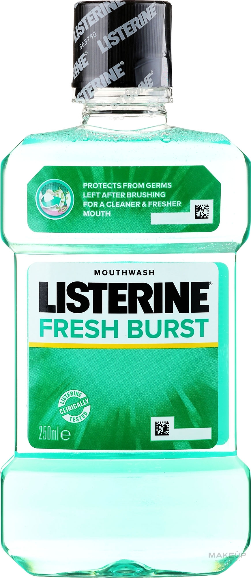 Płyn do płukania jamy ustnej Silne zęby, zdrowe dziąsła - Listerine Fresh Burst Mouthwash — Zdjęcie 250 ml