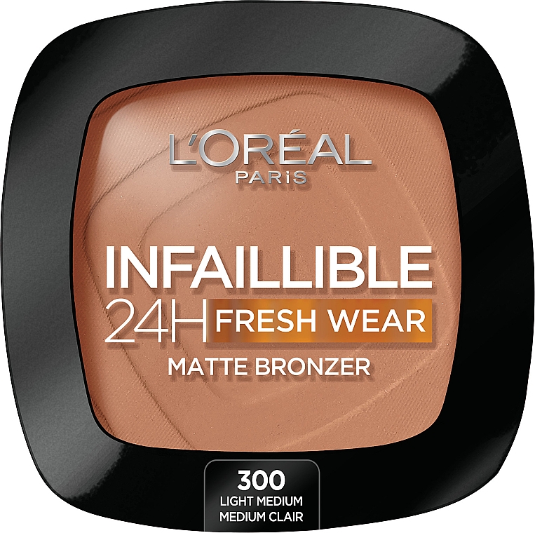 Puder brązujący - L'Oréal Paris Infallible 24h Freshwear Bronzer  — Zdjęcie N1