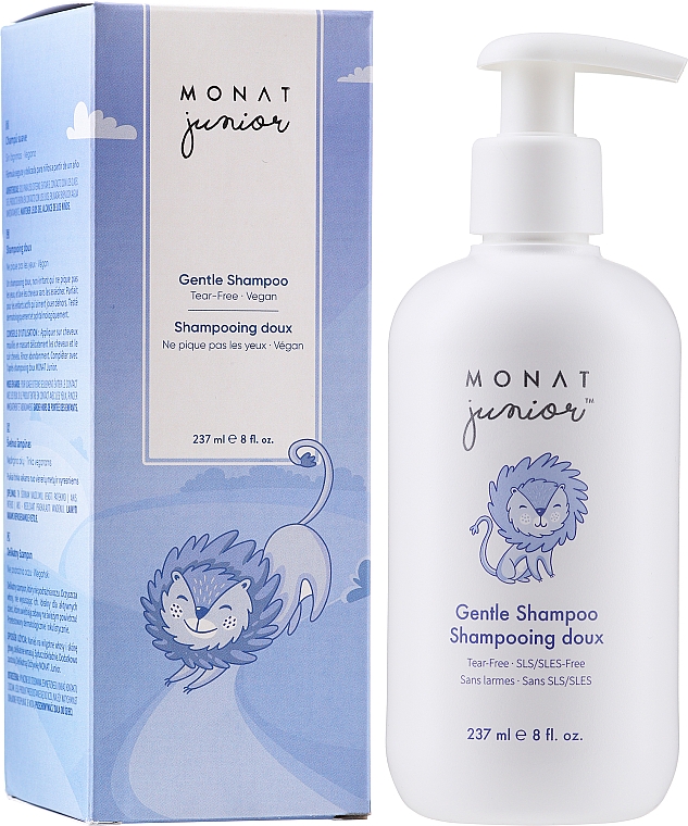 Delikatny szampon do włosów dla dzieci - Monat Junior Gentle Shampoo — Zdjęcie N1