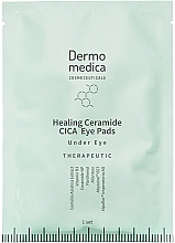 Nanocelulozowe lecznicze płatki pod oczy - Dermomedica Therapeutic Healing Ceramide CICA Eye Pads  — Zdjęcie N1