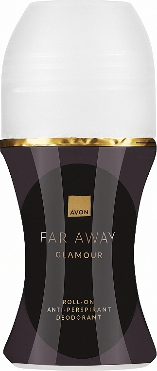 PRZECENA! Avon Far Away Glamour - Antyperspirant-dezodorant w kulce * — Zdjęcie N1