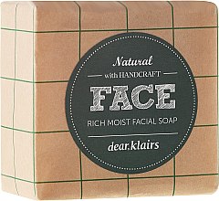 Kup Głęboko nawilżające mydło w kostce z kalaminą do twarzy - Klairs Face Rich Moist Facial Soap
