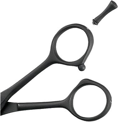Nożyczki do strzyżenia włosów, czarne - Barburys Sky Black 7 — Zdjęcie N1