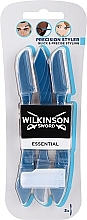 Trymer do brwi i twarzy, 3 szt. - Wilkinson Sword Essential — Zdjęcie N1