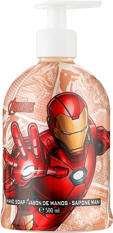 Antybakteryjne mydło nawilżające w płynie - Air-Val International Iron Man Hand Soap — Zdjęcie N1