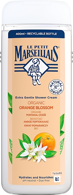 Kremowy żel pod prysznic Kwiat pomarańczy - Le Petit Marseillais Creamy Orange Shower Gel — Zdjęcie N4