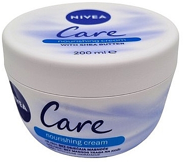 Krem do twarzy i ciała - NIVEA Cream Care With Shea Butter — Zdjęcie N1