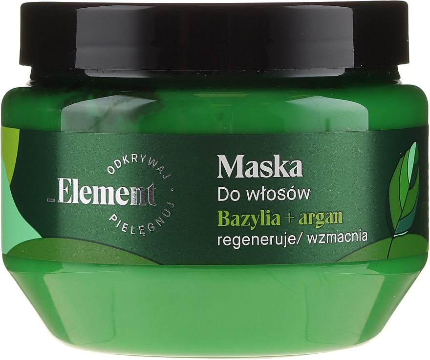 Maska zapobiegająca wypadaniu włosów - _Element Basil Strengthening Anti-Hair Loss Mask — Zdjęcie N3
