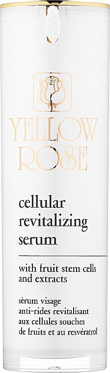 Serum odbudowujące z komórkami macierzystymi - Yellow Rose Cellular Revitalizing Serum — Zdjęcie N1