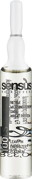 Ampułki przeciw wypadaniu włosów - Sensus Tools Leave-In Energizer Platinum — Zdjęcie N2