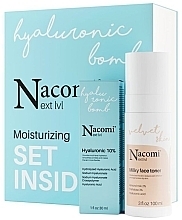 Zestaw - Nacomi Restorative Facial Care (toner/100ml + serum/30ml) — Zdjęcie N1