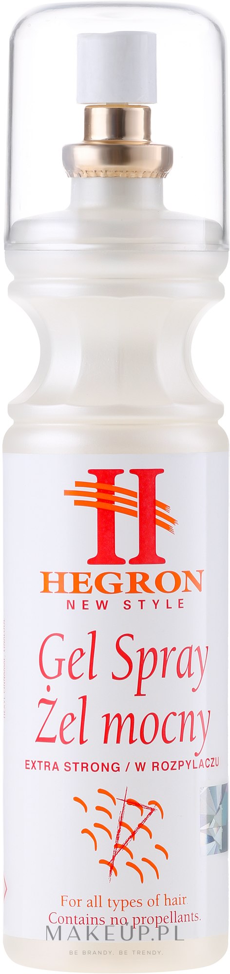 Mocny żel do stylizacji włosów - Hegron Styling Gel Spray Extra Strong  — Zdjęcie 150 ml