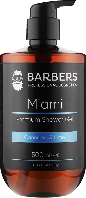 Żel pod prysznic - Barbers Miami Premium Shower Gel — Zdjęcie N1