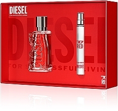 Diesel D Red - Zestaw  (edp/50ml + edp/10ml) — Zdjęcie N2